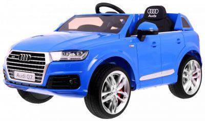Auto ELEKTRYCZNE AUDI Q7 Pojazd na akumulator koła piankowe LAKIEROWANY HL159 NIEBIESKI